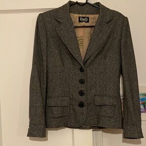 D&G Women's Charcoal Blazer